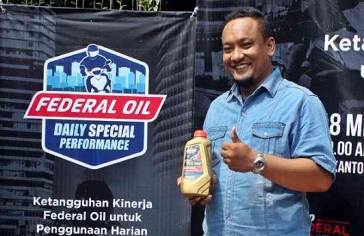 Pakai Federal Oil Pertama Kali, Billy Akan Buktikan Ketangguhannya