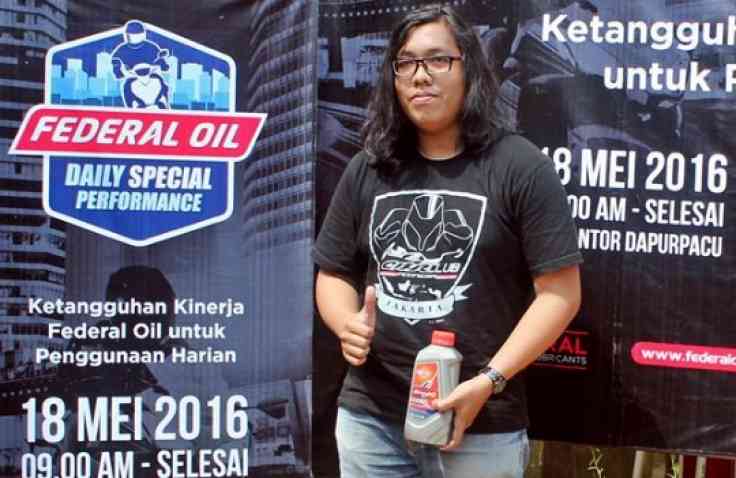 Honda CBR 150 R Gunakan Federal Supreme XX Pada Federal Oil Daily Special Performance