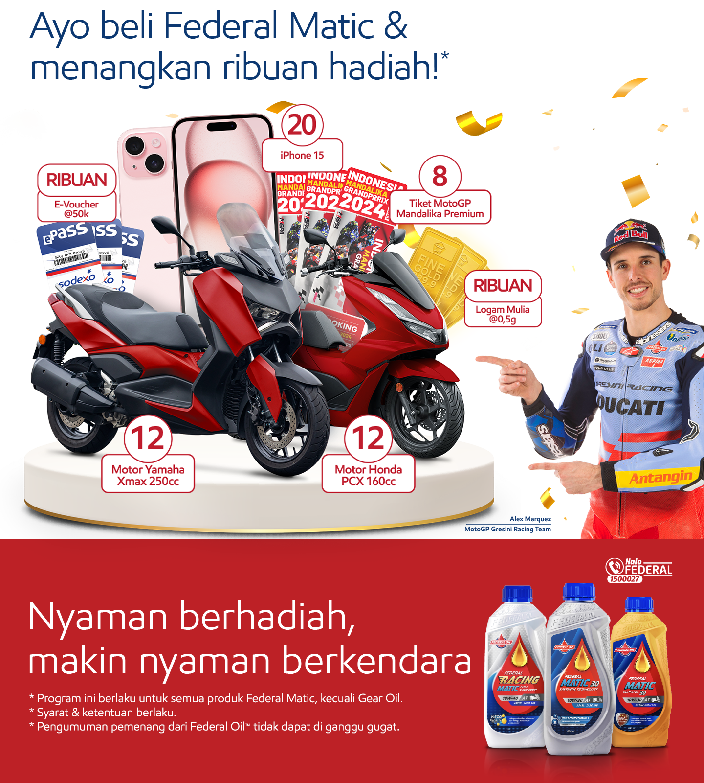 Nyaman Berhadiah Federal Oil